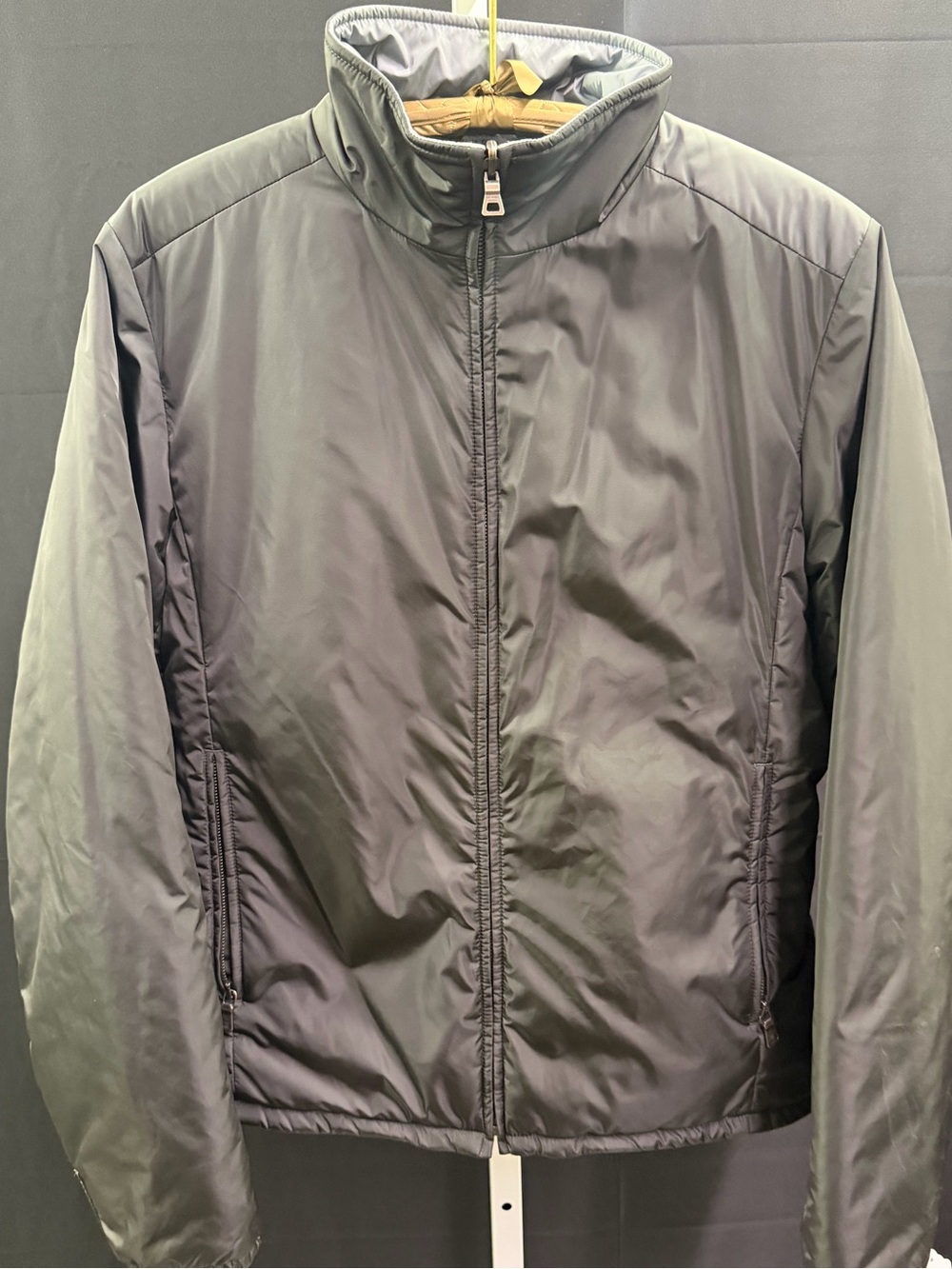 Prada Men's Black Quilted Puffer Jacket